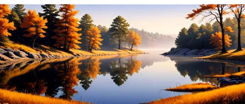 landscape background,autumn background,nature background,autumn landscape,forest landscape,background view nature,forest lake,autumn forest,river landscape,salt meadow landscape,autumn scenery,world digital painting,fall landscape,cartoon video game background,nature landscape,autumn mountains,coniferous forest,forest background,autumn idyll,landscape nature,Conceptual Art,Daily,Daily 33