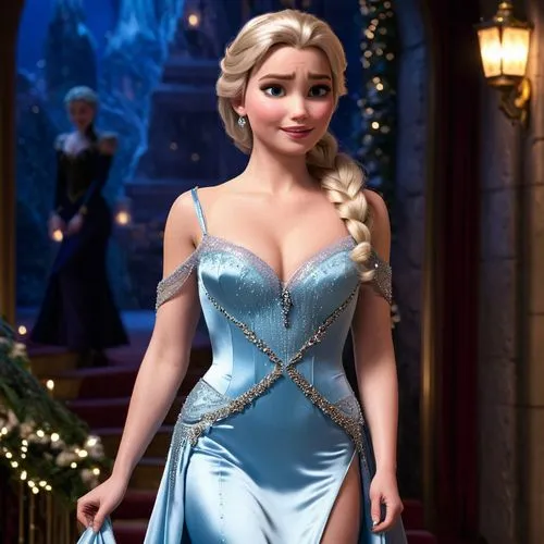 Walt Disney Pictures

Frozen ( Kinofilm CGI serie )

Königin Elsa ( Frozen )

Sie geht die stufen einer Treppe hinunter zum Königlichem Ballsaal,elsa,the snow queen,rapunzel,suit of the snow maiden,ba