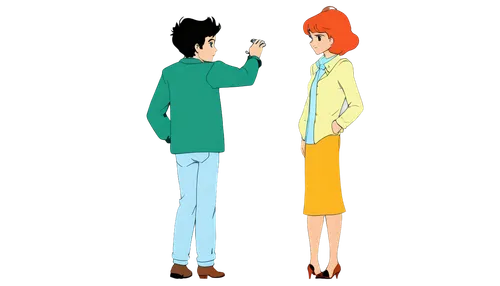 9 composition.,two cartoon characters in a different scene,two people,boy and girl,man and woman,couple silhouette,couple - relationship,courtship,into each other,hold hands,handholding,young couple,i