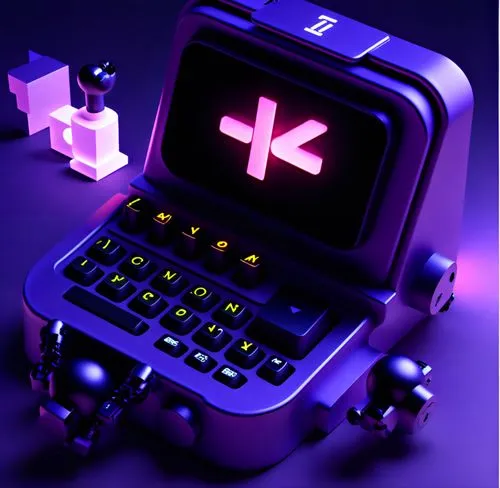 numeric keypad,keybord,computer icon,android icon,keypad,k7,bluetooth icon,computer terminal,computer keyboard,key pad,portable electronic game,game device,bot icon,cinema 4d,games console,3d model,keyboard,tiktok icon,battery icon,purple background