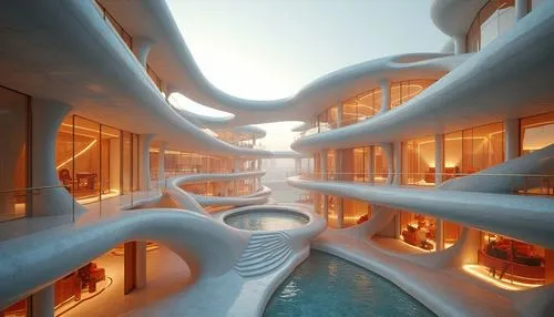 futuristic architecture,infinity swimming pool,futuristic art museum,luxury hotel,modern architecture,dreamhouse,luxury property,aqua studio,hotel w barcelona,bjarke,architecture,lofts,futuristic landscape,house of the sea,penthouses,asian architecture,therme,spaceship interior,safdie,architecturally,Photography,General,Realistic