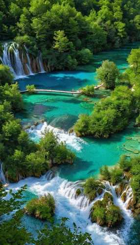 Not only is Croatia's Plitvice Lakes National Park one of southeast Europe's oldest parks, it is also Croatia's largest, with 16 interlinked lakes located between Mala Kapela Mountain and Pljesevica M