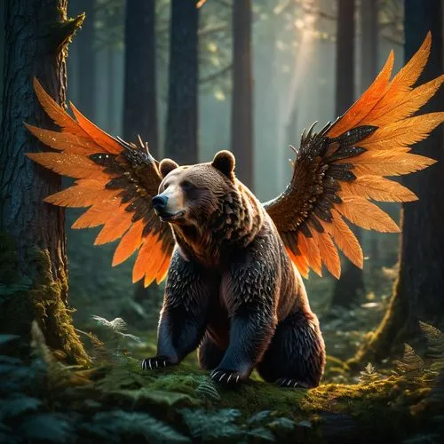 gruffalo,bear guardian,fantasy animal,bearlike,nordic bear,griffin,Photography,General,Fantasy