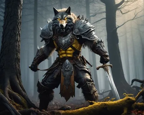 wulfstan,wolfsfeld,wolpaw,cat warrior,wolfsangel,wulfgar,lone warrior,ealdwulf,wolfgramm,reynal,svarog,wolfriders,wolffian,shadowboxer,hrothgar,zorkin,zador,fantasy warrior,kvalheim,thorgal,Illustration,Black and White,Black and White 27