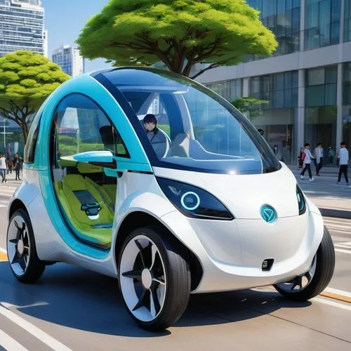 sustainable car,electric car,driverless,smartcar,electric mobility,miev,Illustration,Japanese style,Japanese Style 03