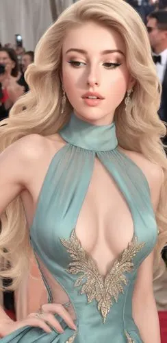 elsa,barbie,realdoll,3d figure,3d model,dress doll,cgi,kim,female doll,red carpet,blonde woman,award background,barbie doll,3d rendered,plastic model,3d albhabet,her,rc model,female model,3d background