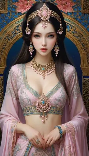 mastani,oriental princess,radha,anarkali,maharani,jodha,Illustration,Realistic Fantasy,Realistic Fantasy 08