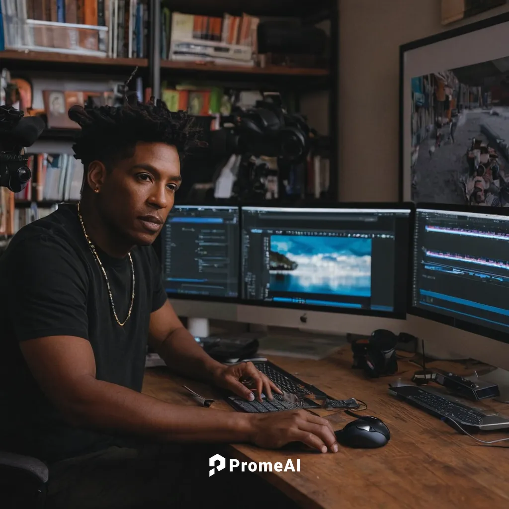 Formulate a prompt for a video editing software free in a documentary style.,video editing software,film producer,music producer,screenwriter,studio monitor,movie production,blackmagic design,freelanc