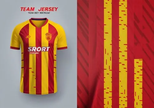 t shirt jersey team mockup yellow and red color grung  esign,this is a po of the red and yellow jersey,jagiellonia,nordsjaelland,jersey,girabola,galatasary,galatasaray,Photography,General,Realistic