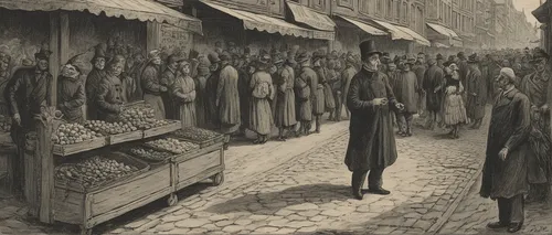 vendors,fruit market,the market,vendor,large market,vegetable market,medieval market,peddler,market introduction,the pied piper of hamelin,merchant,market stall,market,souk,marketplace,greengrocer,street scene,market trade,kefermarkt,grand bazaar,Illustration,Black and White,Black and White 23