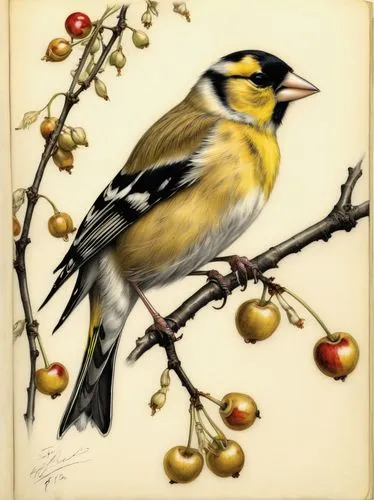 european goldfinch,goldfinch,carduelis carduelis,yellow winter finch,golden finch,american goldfinch,Illustration,Realistic Fantasy,Realistic Fantasy 14