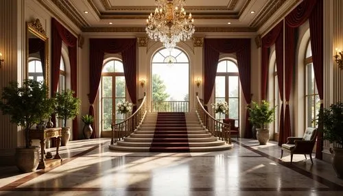 entrance hall,hallway,foyer,corridor,cochere,royal interior,lobby,corridors,entranceway,rosecliff,ritzau,ballroom,neoclassical,gleneagles hotel,lanesborough,enfilade,palladianism,grandeur,entranceways,hallway space