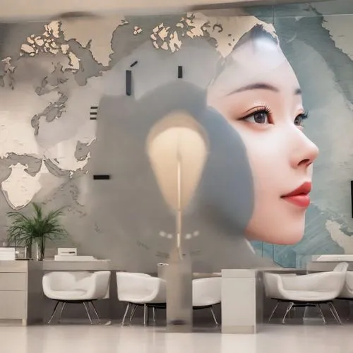 cosmetics counter,wall decoration,wall lamp,oticon,meeting room,ivillage