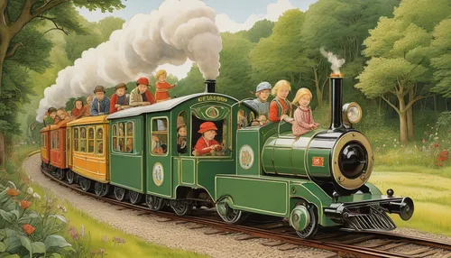 wooden railway,children's railway,wooden train,animal train,toy train,steam railway,train wagon,steam special train,steam train,narrow-gauge railway,the train,green train,narrow gauge,circus wagons,train ride,narrow gauge railway,museum train,choo choo train,santa claus train,thomas and friends,Illustration,Realistic Fantasy,Realistic Fantasy 31