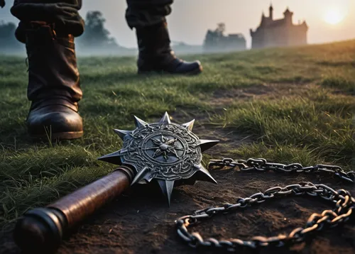 the order of the fields,wstężyk huntsman,games of light,liberty spikes,witcher,runes,heroic fantasy,scales of justice,hunting knife,the czech crown,blade of grass,pentacle,lost in war,game of thrones,chain mail,iron chain,sunroot,crown of thorns,templar,the fallen,Conceptual Art,Daily,Daily 26