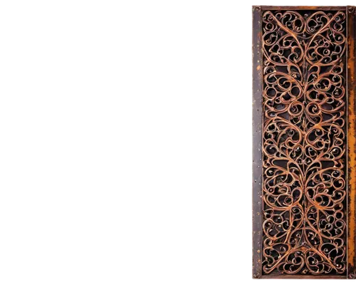 patterned wood decoration,kozuka,terracotta tiles,rusty door,wooden door,ornamental dividers,iron door,embossed rosewood,copper frame,metallic door,wood daisy background,wall panel,fretwork,armoire,steel door,bronze wall,mezuzah,antique background,carved wall,corten steel,Conceptual Art,Fantasy,Fantasy 16