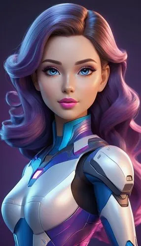 lilandra,liara,cyberstar,madelyne,symetra,amora,Unique,3D,3D Character