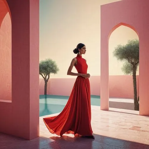 lady in red,man in red dress,orientalism,red gown,morocco,evening dress,girl in a long dress,moorish,marrakesh,abaya,oriental princess,landscape red,flamenco,red cape,art deco woman,shades of red,riad,united arab emirates,poppy red,tunisia