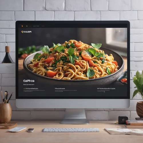 restaurants online,landing page,web mockup,pasta pomodoro,pasta salad,singapore-style noodles,food and cooking,flat design,tagliatelle,wordpress design,arrabbiata sauce,feast noodles,curry chicken noodles,yaki udon,cavatappi,laksa,yakisoba,noodle bowl,paella,caponata,Photography,General,Natural