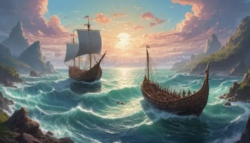 give me high-quality details,fantasy picture,fantasy landscape,sea fantasy,sea sailing ship,fantasy art,maelstrom,sailing ships,sailing ship,galleon ship,sea landscape,shipwreck,sail ship,the endless 