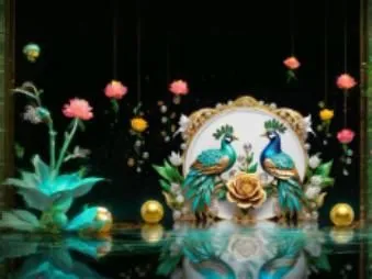 janmastami,lily of the nile,water lotus,sacred lotus,amano,easter banner,stage curtain,stage design,krishna,iranian nowruz,lakshmi,ramayana festival,taiwanese opera,golden lotus flowers,hare krishna,barongsai,ramayana,masquerade,nowruz,circus stage