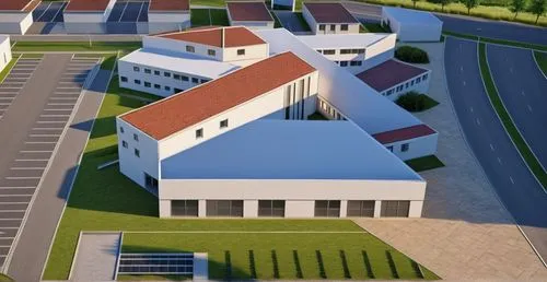 school design,new housing development,3d rendering,townhouses,escher village,roman villa,modern house,row of houses,blocks of houses,houses,suburbs,town buildings,residential area,danish house,residen