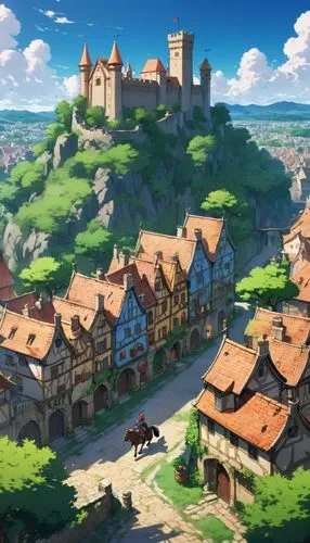 meteora,knight village,butka,favaro,highstein,machico,Illustration,Japanese style,Japanese Style 03