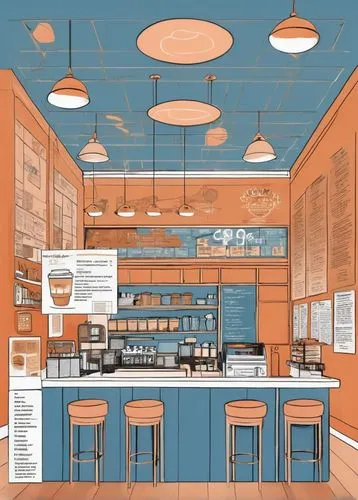 servery,sketchup,coffee tea illustration,shophouse,background vector,intelligentsia,food line art,garrison,renderings,the coffee shop,soda fountain,bakery,seafood counter,kitchen shop,soda shop,coffee background,low poly coffee,daylighting,eatery,coffee shop,Unique,Design,Infographics