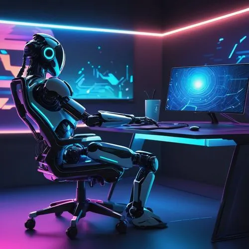 new concept arms chair,neon human resources,man with a computer,cyber,blur office background,computer desk,computer room,computer workstation,cyberpunk,office chair,freelancer,cinema 4d,working space,3d render,computer,computer freak,night administrator,chair png,girl at the computer,b3d,Conceptual Art,Sci-Fi,Sci-Fi 18