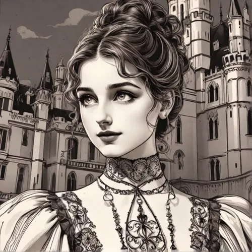 victorian lady,victorian style,gothic portrait,fantasy portrait,venetia,vanessa (butterfly),chambord,vintage illustration,the victorian era,princess' earring,vampire lady,sultana,victorian fashion,gir