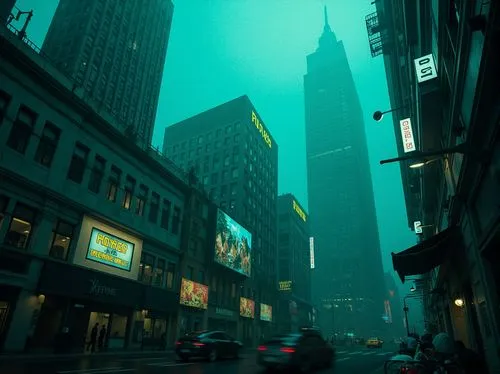 gotham,bladerunner,metropolis,atmospheres,atmosfera,the fog,early fog,foggy day,eerie,esb,dense fog,1 wtc,atmoshphere,wallstreet,fog,bioshock,noir,pea soup,times square,north american fog