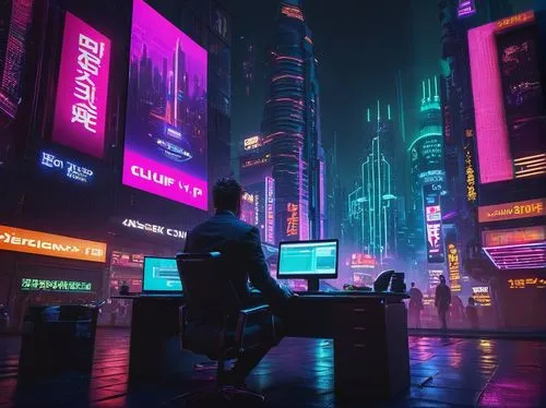 cyberpunk,cybercity,bladerunner,cyberscene,cybertown,cyberworld,cityscape,colorful city,cyberia,shinjuku,metropolis,dystopian,cityzen,futuristic,kowloon,fantasy city,polara,synth,urban,tokyo city,Conceptual Art,Sci-Fi,Sci-Fi 26