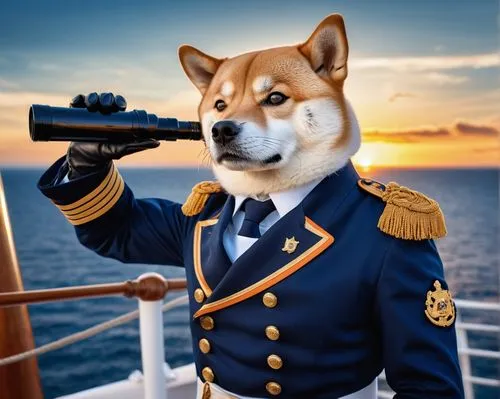 cocaptain,garrison,uscg,commandeer,dogecoin,marine animal,shiba,vigilant dog,welschcorgi,marineau,corgi,shibe,hadrianic,capitan,finnjet,shiba inu,vizeadmiral,defence,crewmember,maasdam,Photography,Artistic Photography,Artistic Photography 03