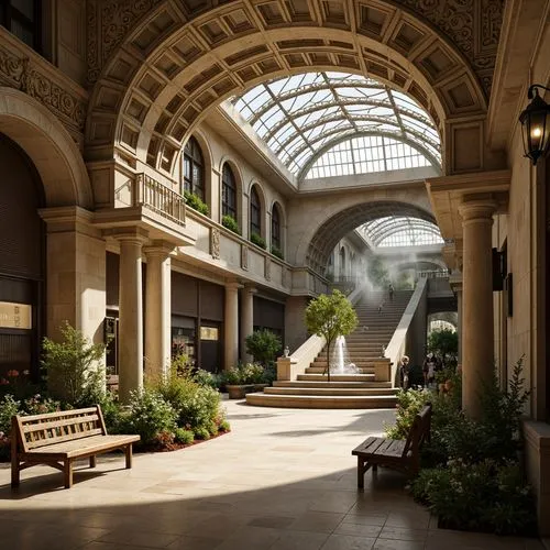 atriums,glyptotek,conservatory,wintergarden,carreau,galleria,winter garden,stonebriar,cochere,atrium,benaroya,train station passage,musée d'orsay,inside courtyard,union station,arcades,breezeway,courtyards,sursock,sapienza