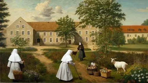 sedlacek,agricultural scene,heemskerck,seminary,church painting,convent