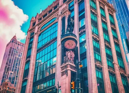 cbot,ginza,5th avenue,macys,transamerican,phila,streeterville,poydras,bloomingdales,pgh,paulista,foshay,financial district,city corner,chicago,street clock,indianapolis,detroit,philadelphia,wallstreet,Conceptual Art,Sci-Fi,Sci-Fi 28