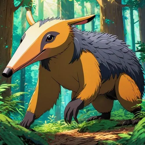 anteater,giant anteater,loukaniko,cynthia (subgenus),tyto longimembris,echidna,griffon bruxellois,forest animal,uganda kob,uintatherium,north american raccoon,a fox,terrestrial animal,temperowanie,black tailed,cynorhodon,gryphon,nine-tailed,garden-fox tail,vulpes vulpes,Illustration,Japanese style,Japanese Style 03