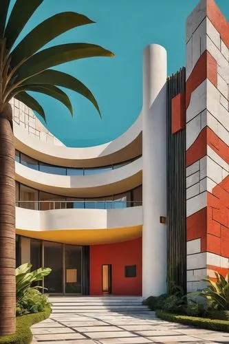 mid century modern,modernism,art deco,escala,midcentury,neutra,apartment block,corbu,contemporary,apartment building,bauhaus,brutalism,ucsd,hotel riviera,an apartment,seidler,docomomo,calarts,modern architecture,apartments,Art,Artistic Painting,Artistic Painting 43