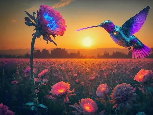 hummingbirds,colorful birds,humming birds,humming bird pair,flower in sunset,butterfly background,bird flower,flower and bird illustration,hummingbird,flower background,songbirds,blue birds and blosso