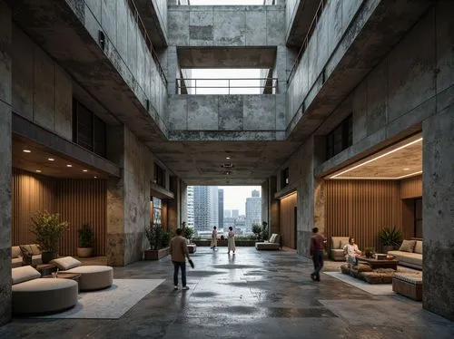 amanresorts,lobby,atriums,concrete ceiling,hotel lobby,penthouses,andaz,3d rendering,snohetta,hallway,lofts,minotti,intercontinental,atrium,render,foyer,hallway space,renderings,groundfloor,interior modern design