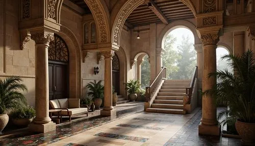 amanresorts,dorne,hallway,alcazar of seville,lobby,entryway,entrance hall,moroccan pattern,theed,foyer,riad,inside courtyard,courtyards,atriums,cloisters,chhatris,persian architecture,entryways,haveli,medinah