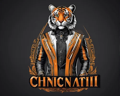 Create a futuristic Cincinnati Bengal logo with a high-tech feel.,chestnut tiger,bengal,cincinnati,tiger png,chimichanga,cheetahs,bengal clockvine,bengalenuhu,cinema 4d,chinyero,tiger,chivay,bengal ti