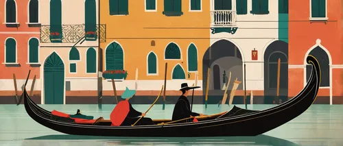 gondolas,gondolier,venezia,gondola,travel poster,venetian,venice,the carnival of venice,diving gondola,hallia venezia,boat landscape,long-tail boat,grand canal,veneto,venetian lagoon,rowboats,felucca,portofino,venetian mask,canoe,Illustration,Vector,Vector 08