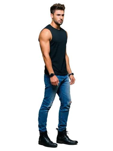 leather boots,steel-toed boots,wrestling shoe,splint boots,male model,walking boots,boots,boot,heel,mens shoes,boots turned backwards,jeans background,steel-toe boot,squat position,carpenter jeans,standing man,png transparent,durango boot,edge muscle,ballistic vest,Conceptual Art,Fantasy,Fantasy 14