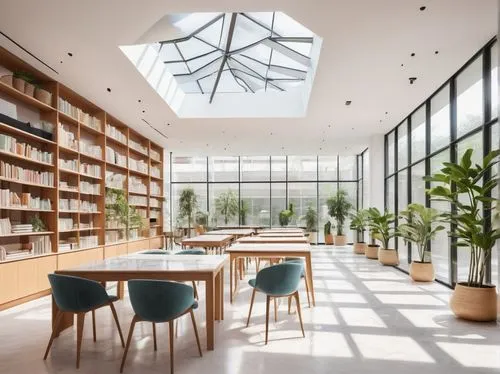 reading room,study room,library,bookshelves,bookbuilding,bibliotheek,daylighting,bookcases,libraries,modern office,bibliotheca,school design,skylights,vitra,bibliotheque,glass roof,celsus library,bibliothek,loft,velux,Art,Classical Oil Painting,Classical Oil Painting 09