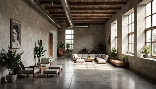 loft,lofts,contemporary decor,modern decor,interior design,home interior,living room,interior decor,interior modern design,interiors,concrete ceiling,penthouses,house plants,apartment lounge,cassina,minotti,livingroom,interior decoration,indoor,exposed concrete