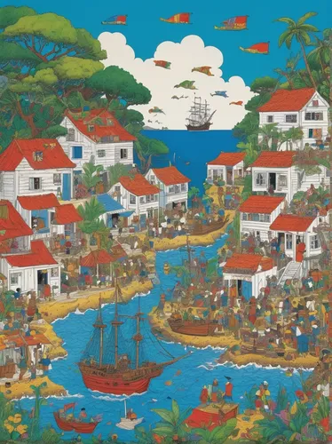 escher village,fishing village,popeye village,khokhloma painting,seaside resort,guanabá real,curaçao,vietnam,resort town,mud village,oriental painting,nicaraguan cordoba,villages,motif,korean folk village,curacao,village scene,maya city,regatta,nước chấm,Conceptual Art,Daily,Daily 26