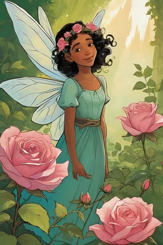 rosa 'the fairy,rosa ' the fairy,tiana,flower fairy,vanessa (butterfly),jasmine,little girl fairy,child fairy,garden fairy,fairy,fairy queen,faerie,jasmine blossom,julia butterfly,cupido (butterfly),a beautiful jasmine,faery,fairies aloft,a princess,rosa ' amber cover,Illustration,Vector,Vector 04