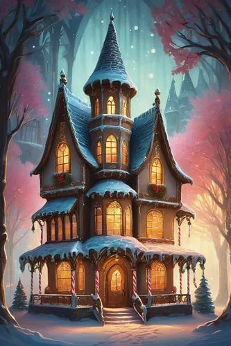 witch's house,house in the forest,the gingerbread house,winter house,the haunted house,fairy tale castle,gingerbread house,halloween wallpaper,halloween background,witch house,victorian house,house silhouette,little house,lonely house,fairytale castle,haunted house,crispy house,victorian,fairy house,ancient house,Conceptual Art,Fantasy,Fantasy 10