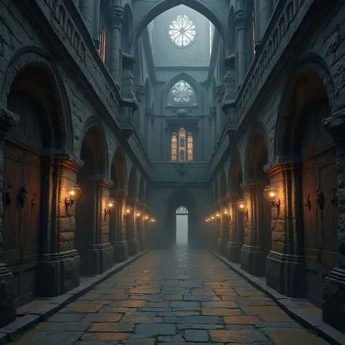 theed,hall of the fallen,corridors,haunted cathedral,hallway,corridor,doorways,passage,obscura,passageway,the threshold of the house,creepy doorway,passageways,louvre,medieval street,archways,dishonored,ravenloft,hallway space,ghost castle,Photography,General,Realistic